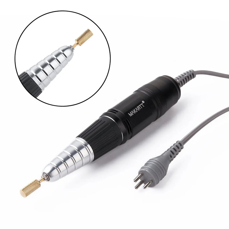 Makartt Up200 Nail Drill Handpiece 3 Pins Professional E File 30000RPM for Nail Drill