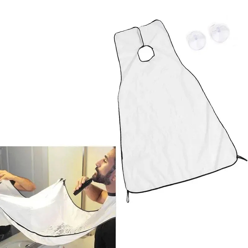 Man Bathroom Apron Black Beard