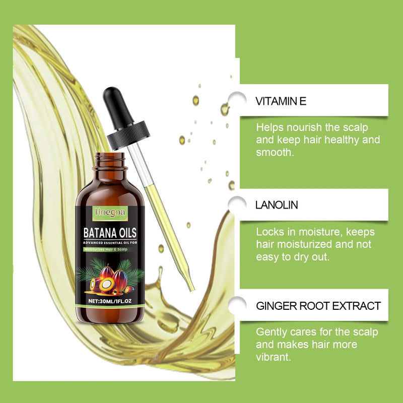 Batana Hair Care Essential Oil Smooth Shine Anti-Frizz