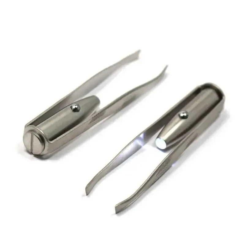 Eyebrow Hair Remove Tweezer With LED Light Makeup Tool