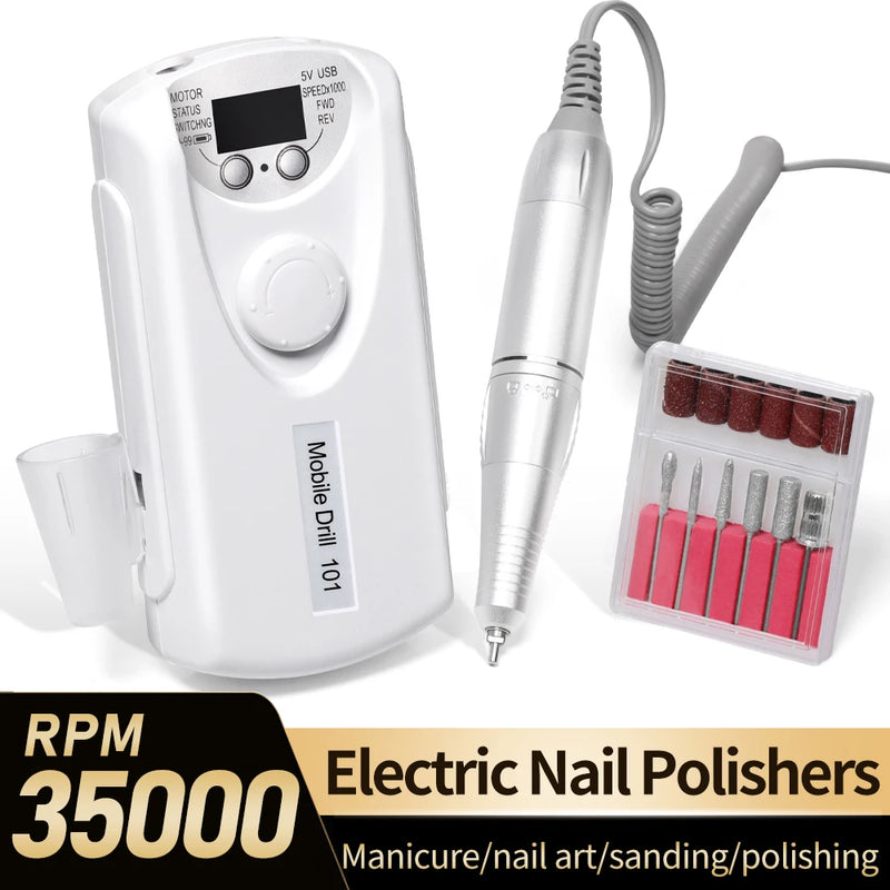 Nail Drill 35000rpm Professional Lathe Machine Milling Cutters