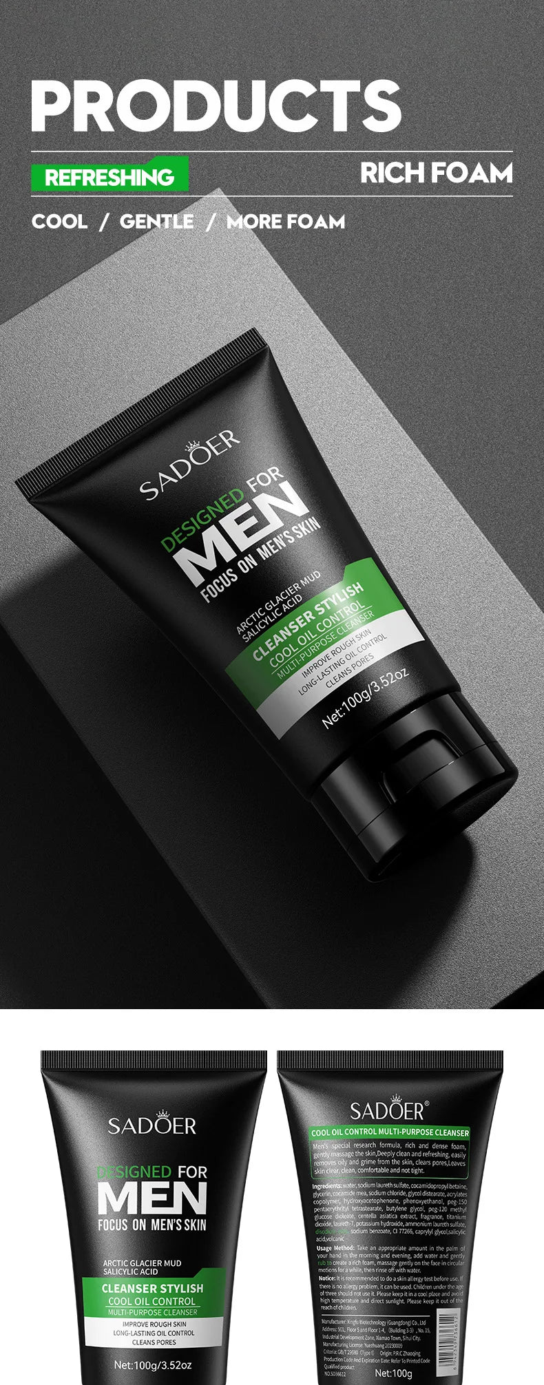Refreshing Fragrance Deep Cleansing Moisturizing
