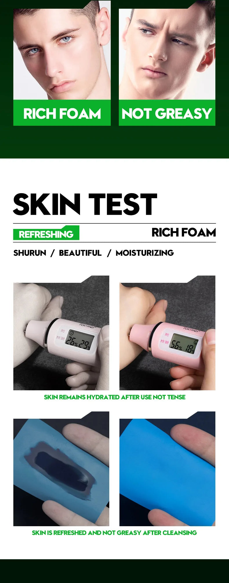 Refreshing Fragrance Deep Cleansing Moisturizing