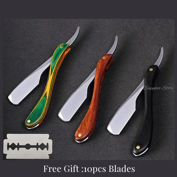 Men Shaving Barber Tools Straight Manual Razor