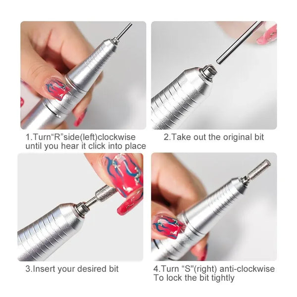 35000RPM Electric Nail Drill Professional Manicure Machine Nail Sander
