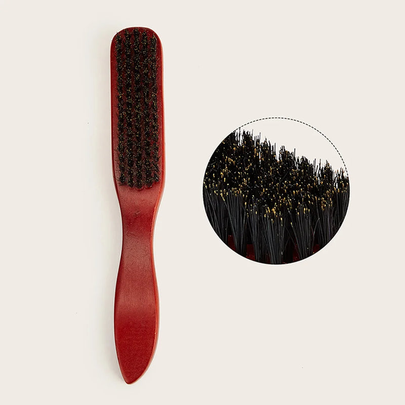 New Arrival Hair Brush Wood Handle Boar Bristle Beard Comb