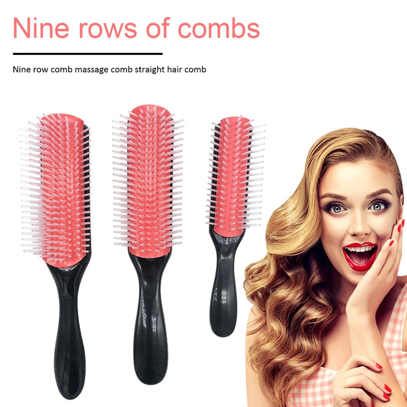 9-Rows Detangling Hair Brush