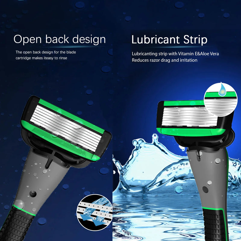 Men Manual Razor 7-Layer Blade Shaving Razor