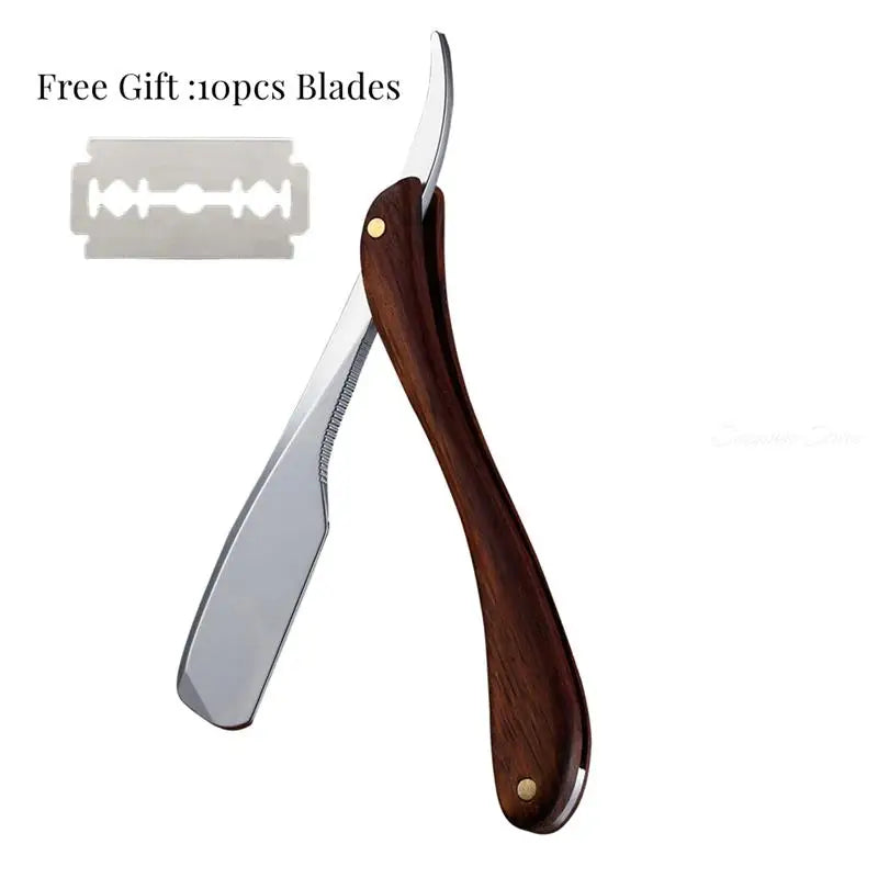 Men Shaving Barber Tools Straight Manual Razor