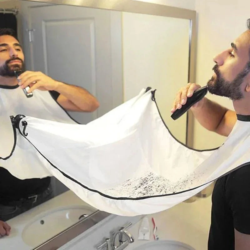 Man Bathroom Apron Black Beard