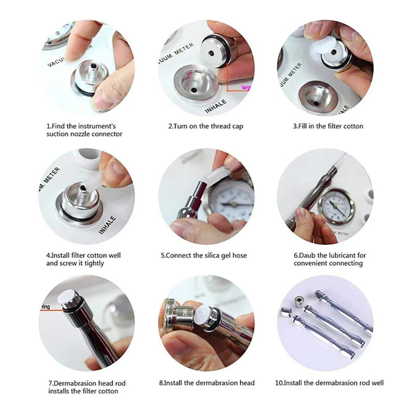 Facial Diamond Dermabrasion Machine Portable Blackhead