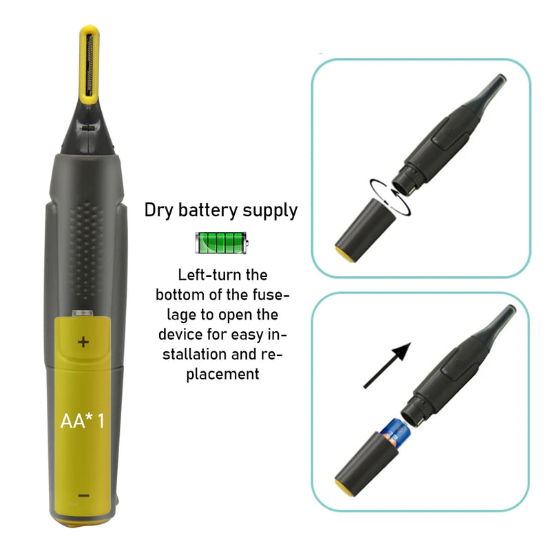 Electric Nose hair trimmer Mini Portable Ear Trimmer for Men Nose