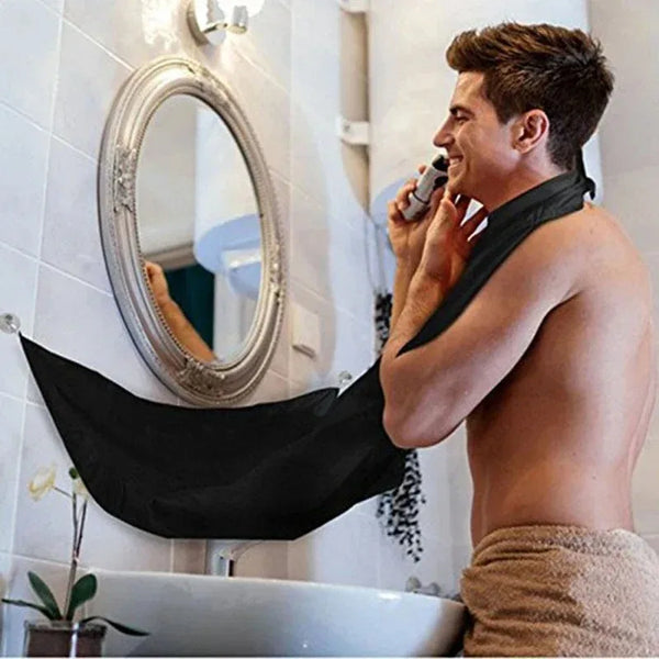 Man Bathroom Apron Black Beard
