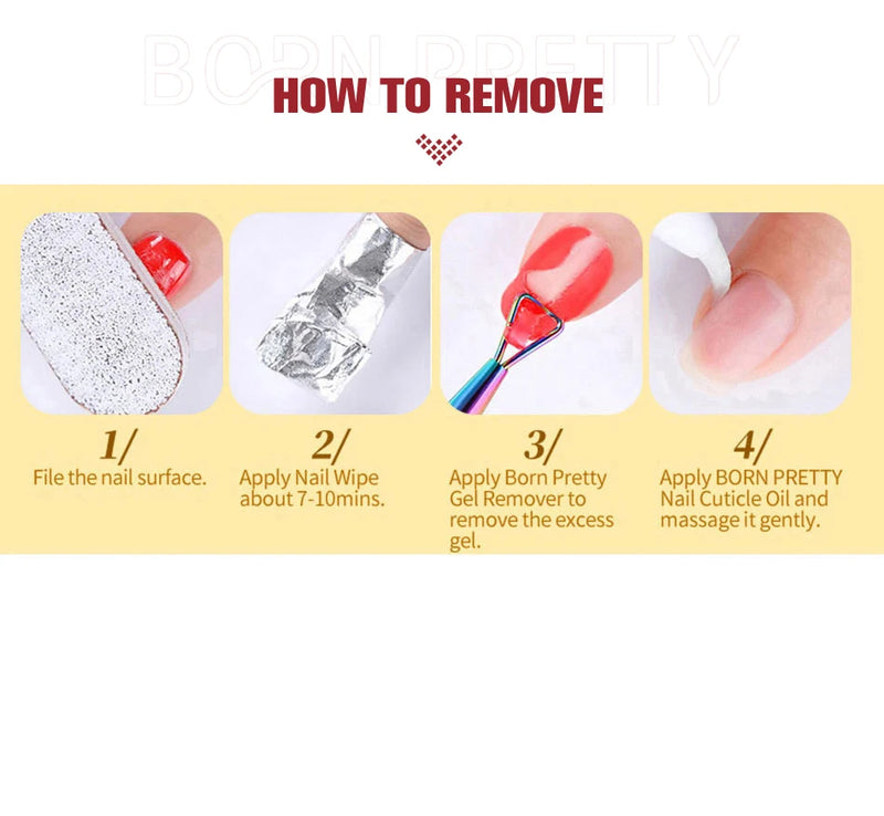 BORN PRETTY 10ml Base Gel Top Coat Rubber Gel Reinforcement Gel
