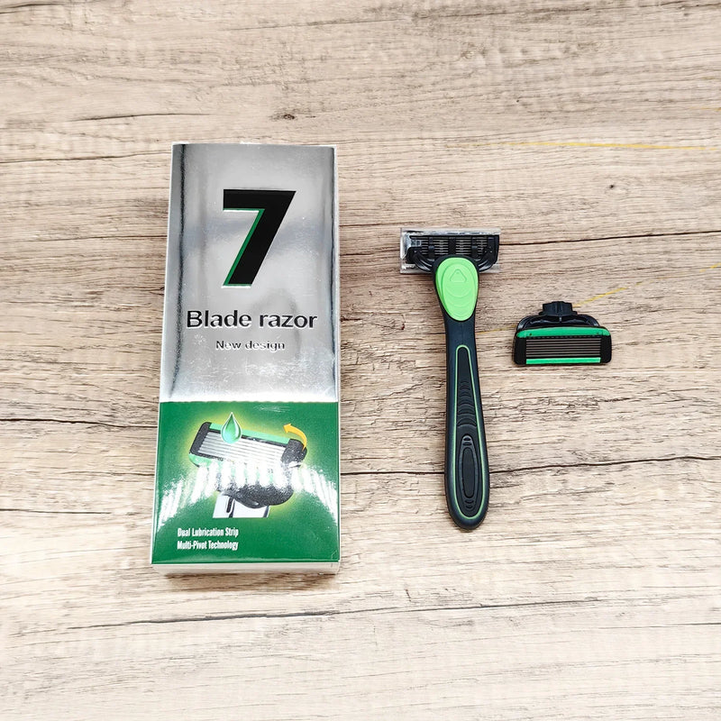 Men Manual Razor 7-Layer Blade Shaving Razor