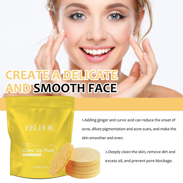 Turmeric Cleansing Pad Deep Clean Remove Dirt Oil Control