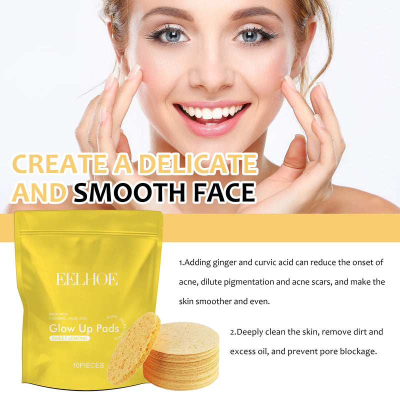 Turmeric Cleansing Pad Deep Clean Remove Dirt Oil Control