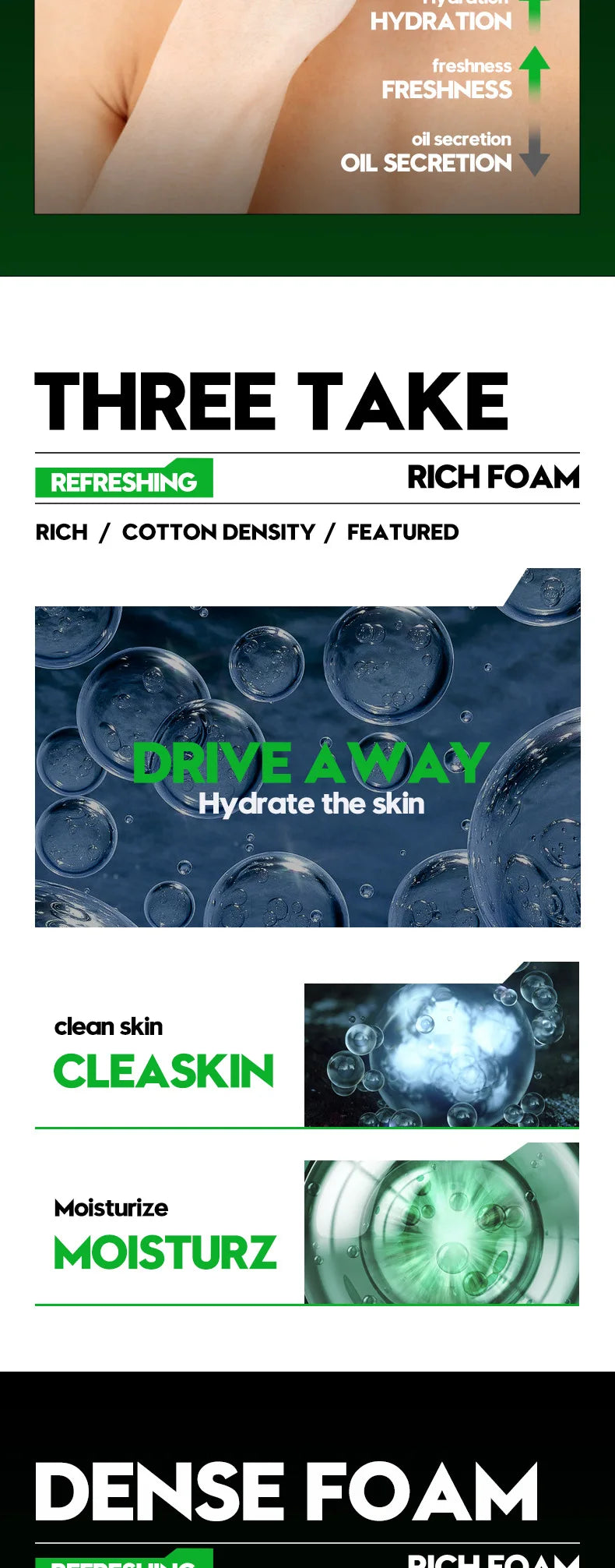 Refreshing Fragrance Deep Cleansing Moisturizing
