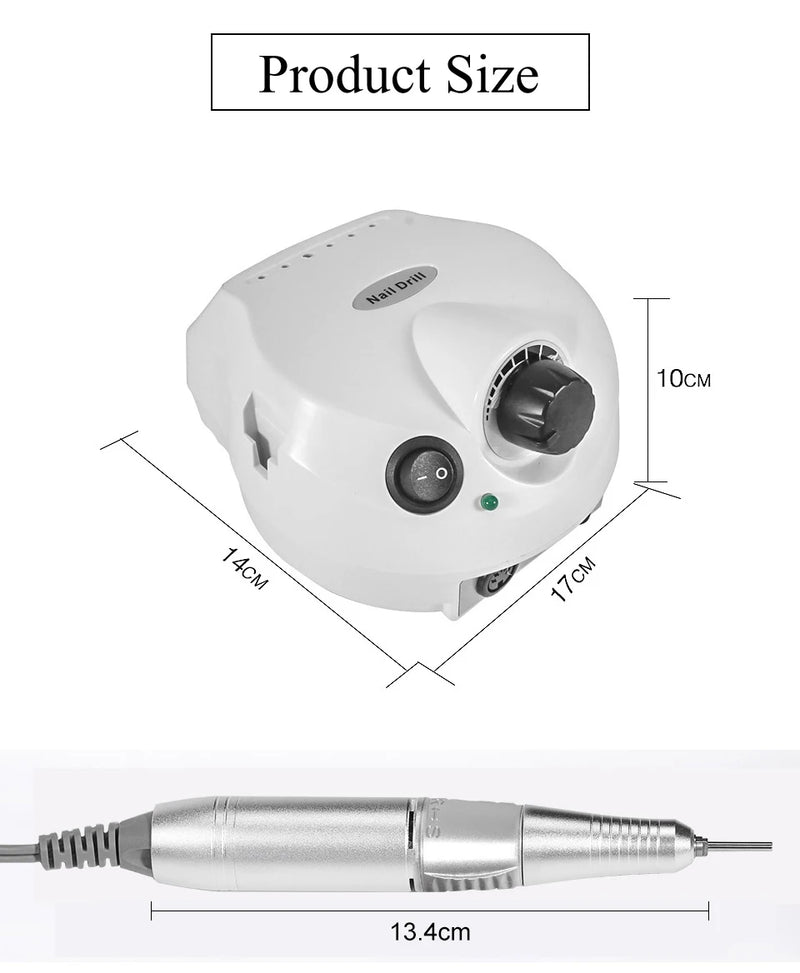 35000RPM Electric Nail Drill Professional Manicure Machine Nail Sander