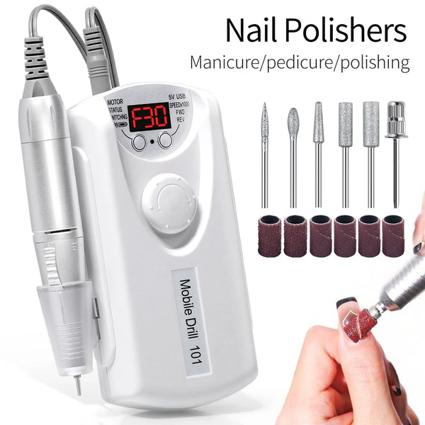 Nail Drill 35000rpm Professional Lathe Machine Milling Cutters