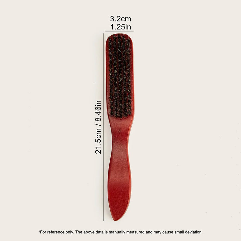 New Arrival Hair Brush Wood Handle Boar Bristle Beard Comb