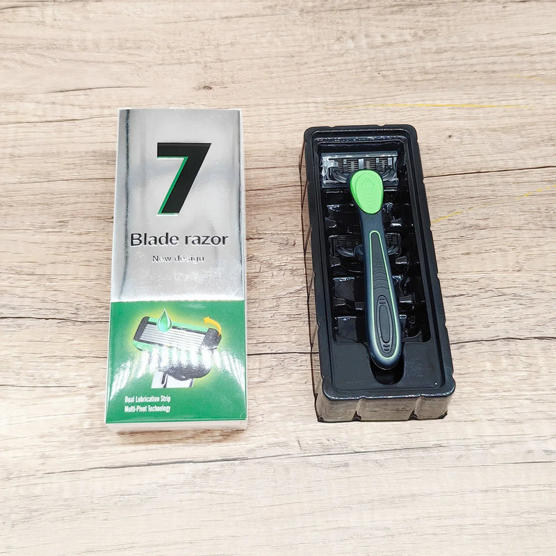 Men Manual Razor 7-Layer Blade Shaving Razor
