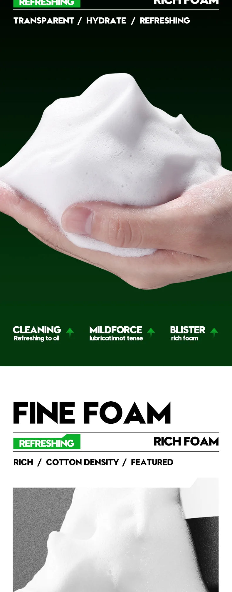 Refreshing Fragrance Deep Cleansing Moisturizing