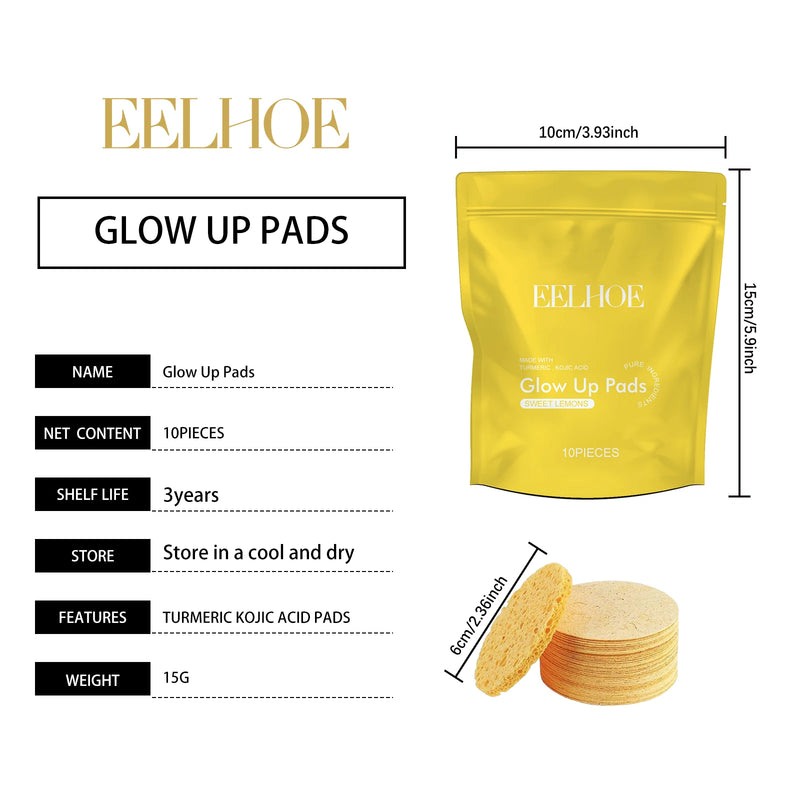 Turmeric Cleansing Pad Deep Clean Remove Dirt Oil Control