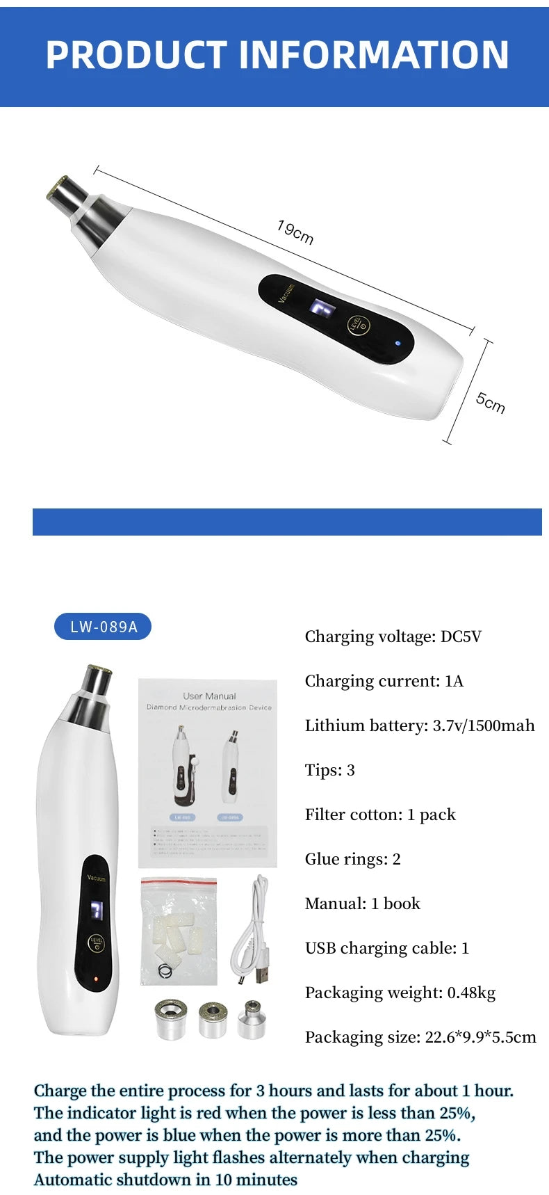 Blackhead Removal Facial Skin Care Beauty Device