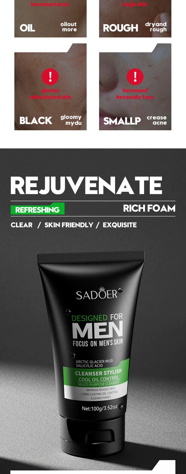 Refreshing Fragrance Deep Cleansing Moisturizing