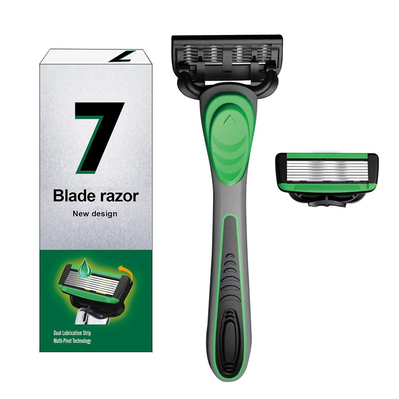 Men Manual Razor 7-Layer Blade Shaving Razor