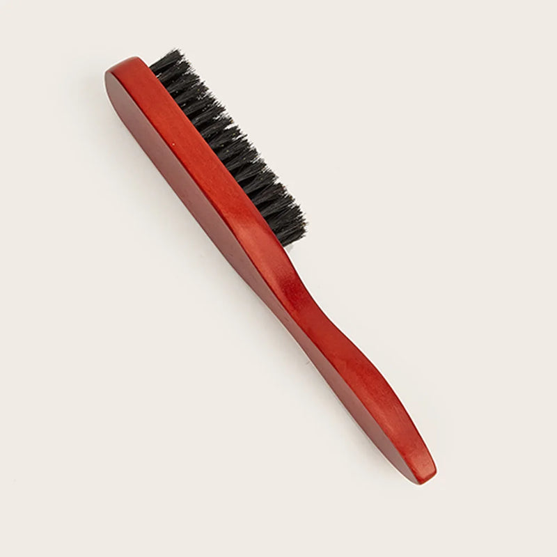 New Arrival Hair Brush Wood Handle Boar Bristle Beard Comb