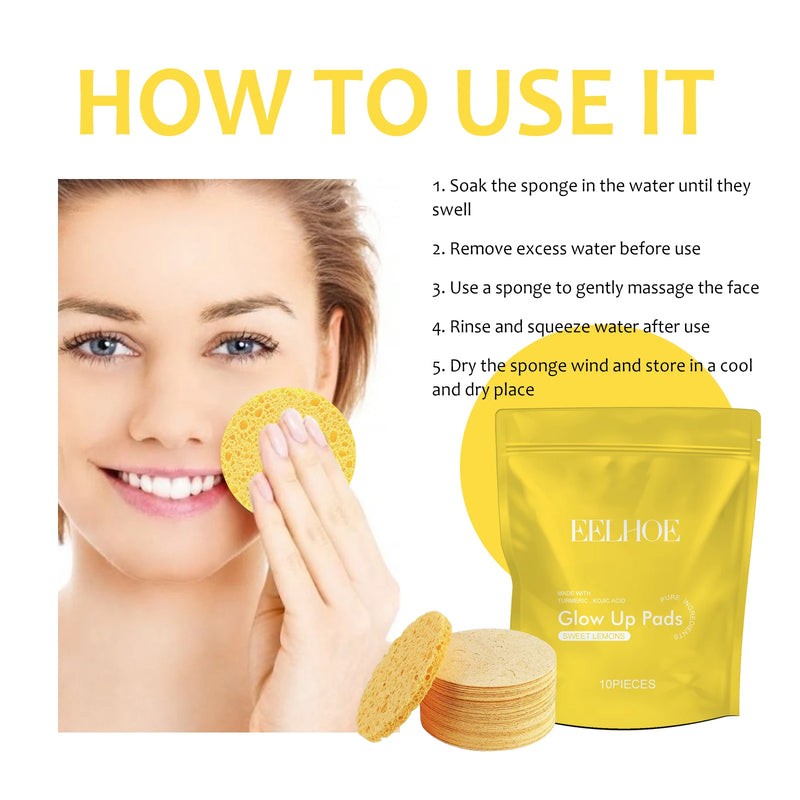 Turmeric Cleansing Pad Deep Clean Remove Dirt Oil Control