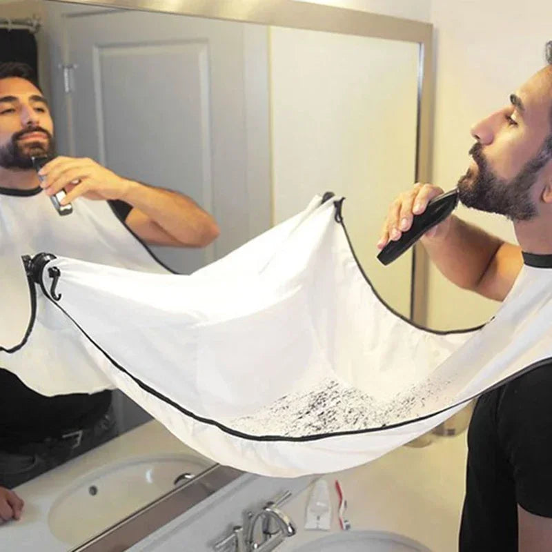 Man Bathroom Apron Black Beard