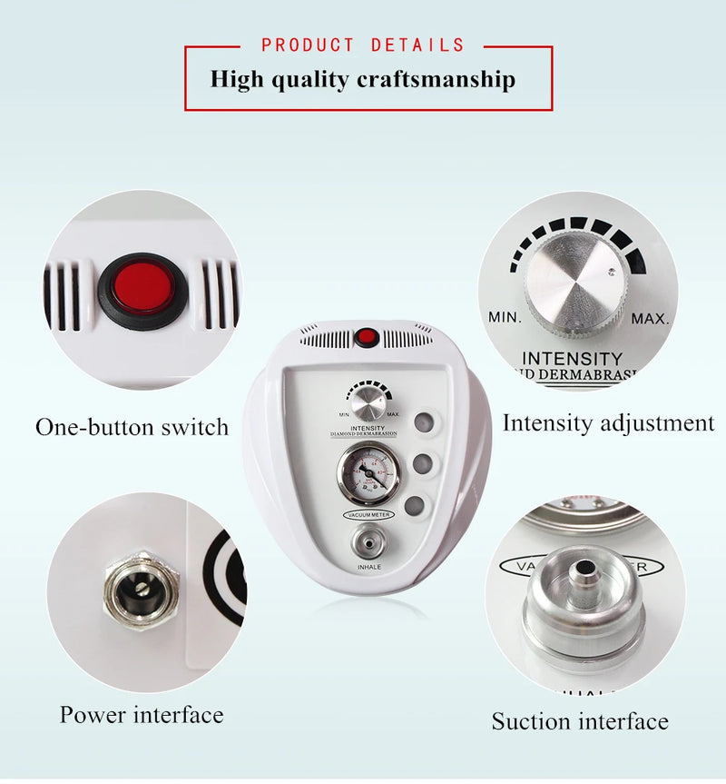 Facial Diamond Dermabrasion Machine Portable Blackhead