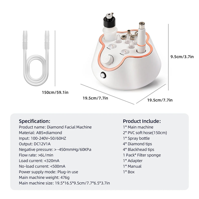 Foreverlily Diamond Facial Peeling Machine Home