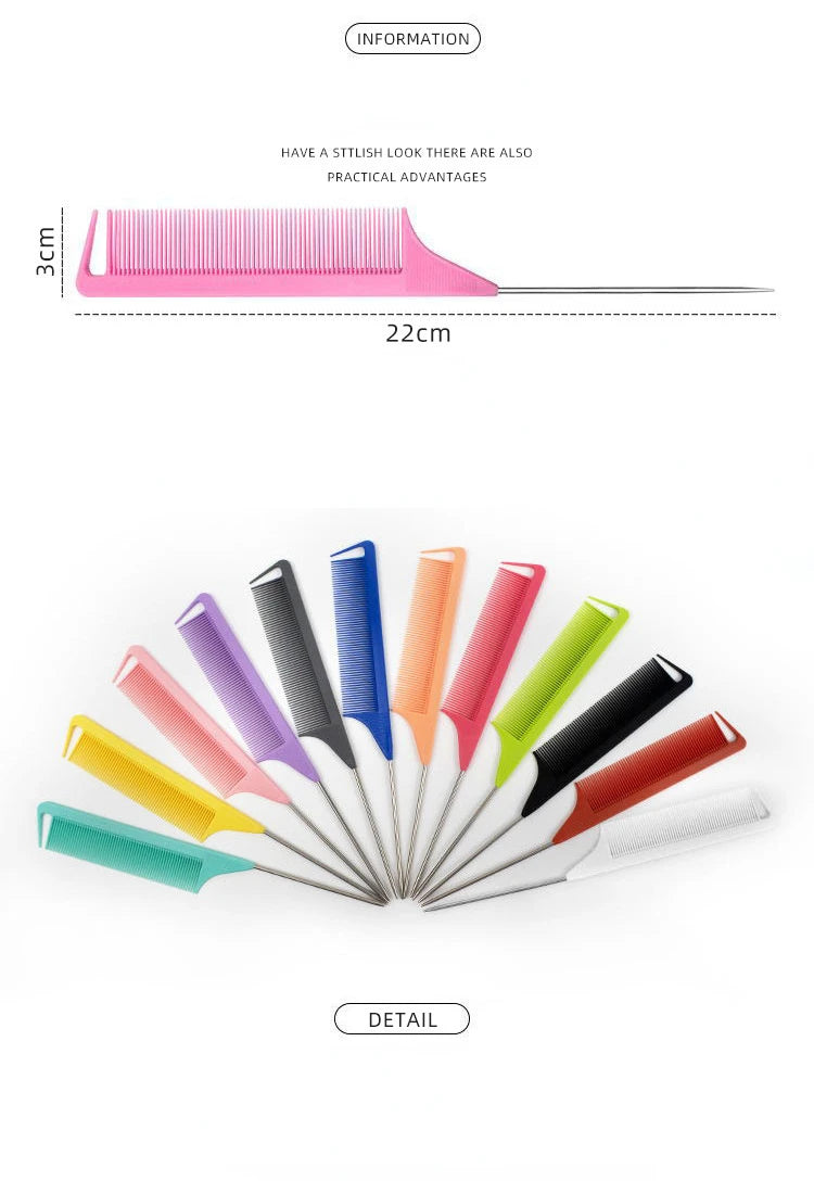 1pc Professional Pointed Tail Hair Comb