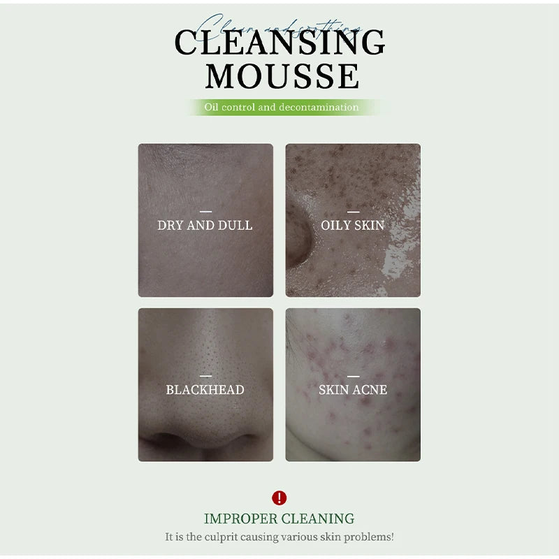 Facial Cleansing Mousse with Brush Head